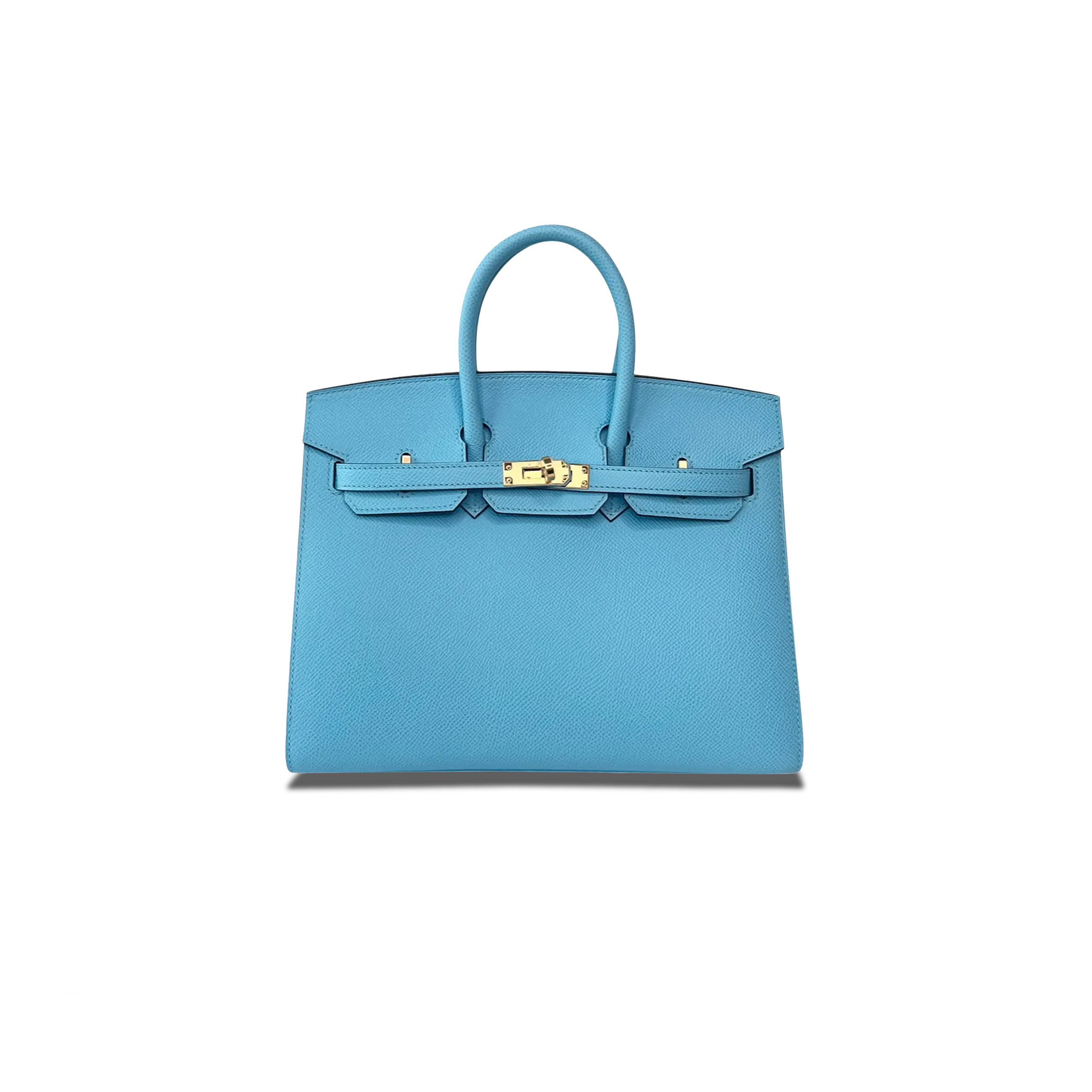 H**mes master birkin 25 swift leather macaroon gold buckle h049362ck08 (25*20*13cm)